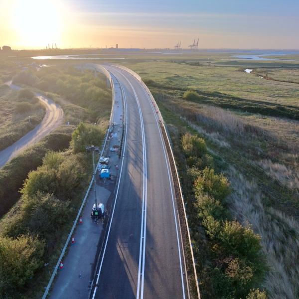Bridge under construction